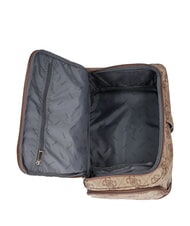GUESS BERTA Plecak wielokieszeniowy, pod siedzenie 45 cm logo mleka/brązowy - Torby damskie - 5