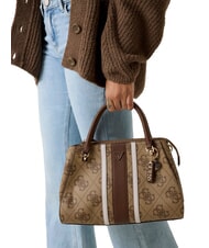 GUESS NOELLE 2 LUXURY Torebka logo mleka/brązowy - Torby damskie - 3