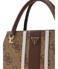 GUESS NOELLE 2 LUXURY Torebka logo mleka/brązowy - Torby damskie - 6