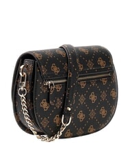 GUESS EMELIE LOGO Torba na ramię logo espresso - Torby damskie - 2