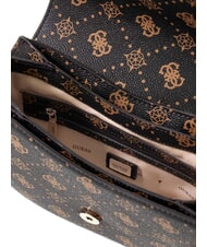GUESS EMELIE LOGO Torba na ramię logo espresso - Torby damskie - 3