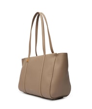 CALVIN KLEIN HARDWARE EMBLEM PEBB Torba na zakupy pustynny szary - Torby damskie - 3
