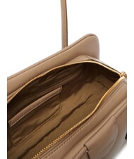 CALVIN KLEIN EMBOSSED LOGO BUSINE Torba na ramię pustynny szary - Torby damskie - 5