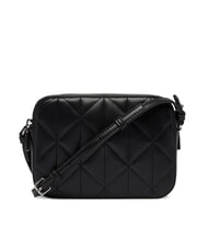 CALVIN KLEIN QUILTED EMBLEM Mała torba na ramię na czarno - Torby damskie - 4