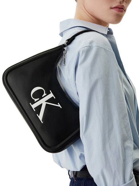 BOLD MONOGRAM Torba na ramię czarno-biały - Torby damskie