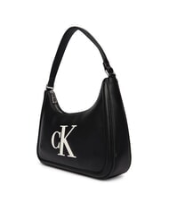 CALVIN KLEIN BOLD MONOGRAM Torba na ramię czarno-biały - Torby damskie - 3