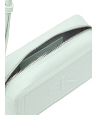 CALVIN KLEIN BOLD MONOGRAM Mała torba na ramię szepczący błękit - Torby damskie - 4