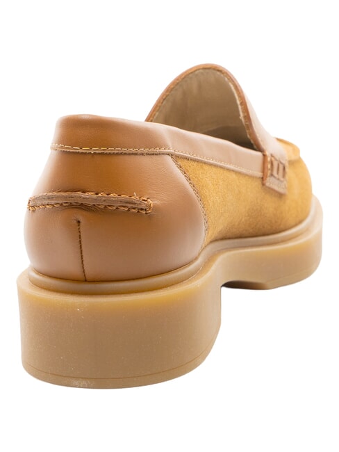 CAMPIONARIO - SFERA  Mokasyny sk&oacute;rzane brandy + baza miodowa - Buty damskie