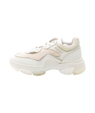 FURLA CAMPIONARIO - WONDERLACE UP Damskie trampki talk w proszku h+kolor srebrny - Buty damskie - 3