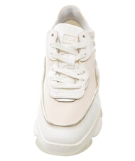 FURLA CAMPIONARIO - WONDERLACE UP Damskie trampki talk w proszku h+kolor srebrny - Buty damskie - 5