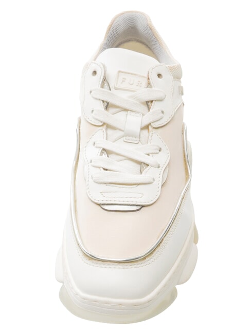 CAMPIONARIO - WONDERLACE UP Damskie trampki talk w proszku h+kolor srebrny - Buty damskie