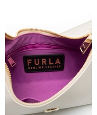 FURLA CAMPIONARIO - DIAMANTE M Torba na ramię ptasie mleczko - Torby damskie - 5