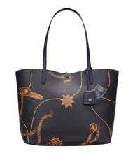 RALPH LAUREN MERRIMACK Odwracalna torba na ramię granatowy/cienki pasek - Torby damskie - 7