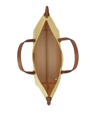 RALPH LAUREN KEATON Średnia torba na zakupy sorbet cytrynowy/opalenizna Lauren - Torby damskie - 5