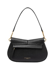 GIANNI CHIARINI HELENA ROUND Torebka z paskiem na ramię, ze sk&oacute;ry Czarny - Torby damskie - 6