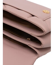 LOVE MOSCHINO EMBOSSED Torba na ramię r&oacute;ża - Torby damskie - 4