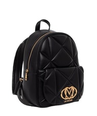 LOVE MOSCHINO EMBOSSED Plecak Czarny - Torby damskie - 2
