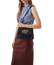 LOVE MOSCHINO EMBOSSED Torba na ramię Czarny - Torby damskie - 2