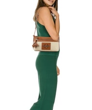LOVE MOSCHINO STRAW CHIC Mała torba na ramię - Torby damskie