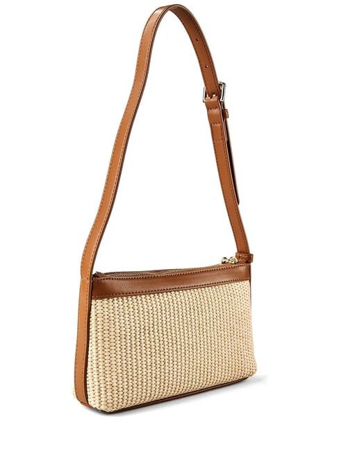 STRAW CHIC Mała torba na ramię naturalny/sk&oacute;ra - Torby damskie