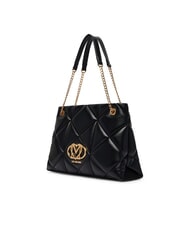 LOVE MOSCHINO EMBOSSED Quilted Torba na ramię Czarny - Torby damskie - 3
