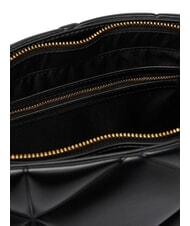 LOVE MOSCHINO EMBOSSED Quilted Torba na ramię Czarny - Torby damskie - 5