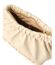 LOVE MOSCHINO EMBOSSED Torba na ramię kość słoniowa - Torby damskie - 4