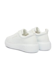 ARMANI EXCHANGE SUPER Sk&oacute;rzane trampki śnieżnobiały - Buty damskie - 3