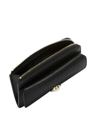 FURLA SFERA SOFT Etui na karty z klapką, ze sk&oacute;ry Czarny - Portfele damskie - 3