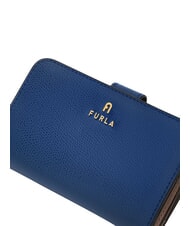 FURLA CAMELIA Portfel sk&oacute;rzany indygo+korolla int. - Portfele damskie - 4