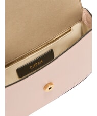 FURLA MOONLIGHT Mała torba na ramię przykurzony r&oacute;ż - Torby damskie - 6