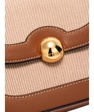 FURLA MOONLIGHT Mała torebka na ramię, ze sk&oacute;ry odcienie koniaku - Torby damskie - 6