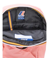 KWAY LAON Mały plecak nylonowy r&oacute;żowy geranium - Plecaki szkolne i rekreacyjne - 5