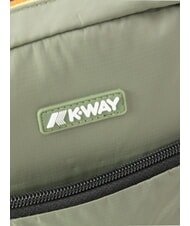 KWAY ERLOY Torba nylonowa z kieszenią zielony porost - Torby na ramię męskie - 3