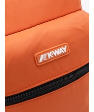 KWAY LAON Mały plecak nylonowy pomarańczowo-brązowy - Plecaki szkolne i rekreacyjne - 3