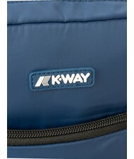 KWAY ERLOY Torba nylonowa z kieszenią niebieski emblemat - Torby na ramię męskie - 3