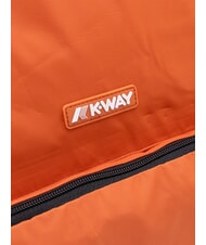 KWAY GIZY Nylonowy plecak na laptopa 15" pomarańczowo-brązowy - Plecaki na laptopa do pracy - 3