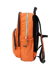 KWAY GIZY Nylonowy plecak na laptopa 15" pomarańczowo-brązowy - Plecaki na laptopa do pracy - 5