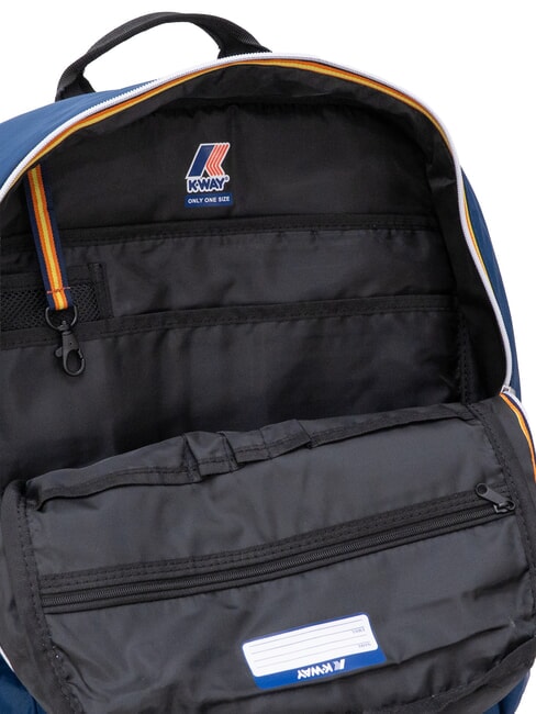 AMBERT Plecak na laptopa 15,6" niebieski emblemat - Plecaki na laptopa do pracy