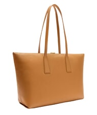 FURLA OLIVIA Sk&oacute;rzana torba na zakupy na ramię tytoń - Torby damskie - 4