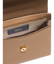 FURLA MOONLIGHT  Mała torebka z paskiem na ramię toffi - Torby damskie - 4