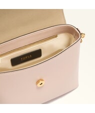FURLA MOONLIGHT  Mała torebka z paskiem na ramię przykurzony r&oacute;ż - Torby damskie - 7
