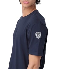 BLAUER HANSON Koszulka bawełniana z kr&oacute;tkim rękawem niebieski - Koszulki męskie - 3
