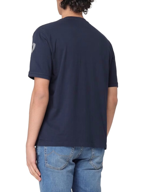 HANSON Koszulka bawełniana z kr&oacute;tkim rękawem niebieski - Koszulki męskie