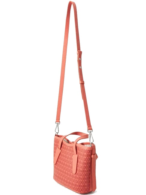 NEVER WITHOUT BAG COATED MONOGRAM Torebka z paskiem na ramię merlot - Torby damskie