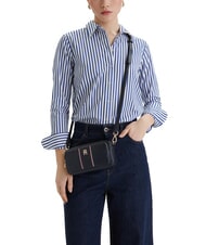 TOMMY HILFIGER TH DAILY Mała torebka na ramię z paskiem na ramię kosmiczny niebieski - Torby damskie - 2