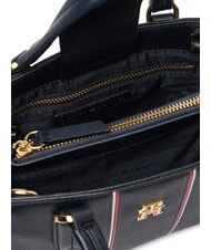 TOMMY HILFIGER TH DAILY Mała torebka z paskiem na ramię kosmiczny niebieski - Torby damskie - 4