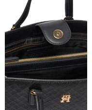 TOMMY HILFIGER TH DAILY Torebka z odpinanym paskiem na ramię czarny - Torby damskie - 5