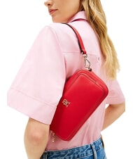 TOMMY HILFIGER TH DAILY Torba na ramię z paskiem na ramię podstawowy czerwony - Torby damskie - 4