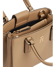 TOMMY HILFIGER TH DAILY Mała torebka z paskiem na ramię pł&oacute;tno safari - Torby damskie - 3
